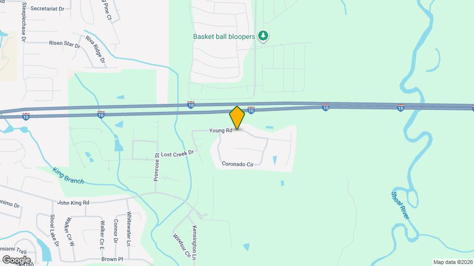 4803 Young Rd Map and Location Details