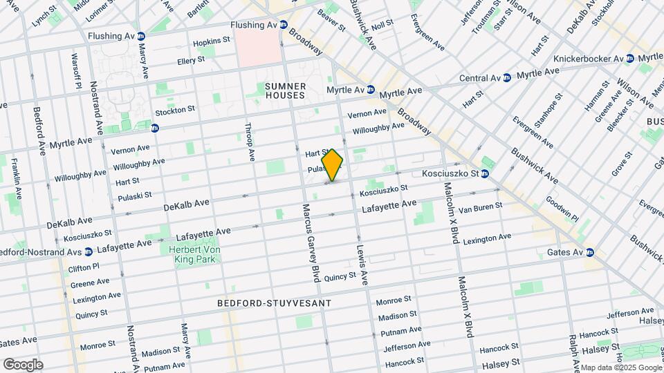 934 Dekalb Ave Map and Location Details