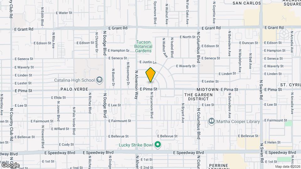 1715 N Village Dr Map and Location Details
