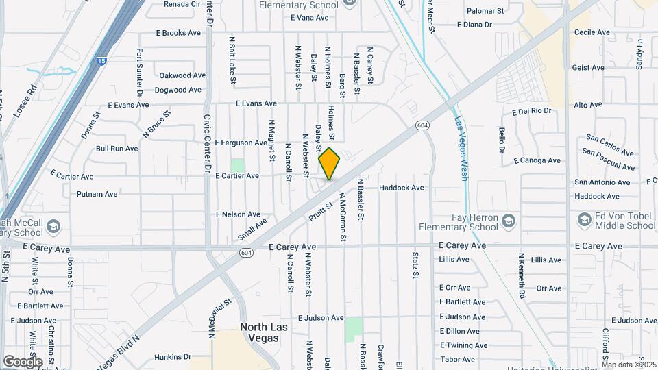 2537 Las Vegas Blvd N Map and Location Details