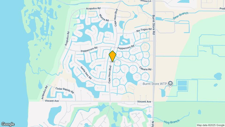 17314 Cape Horn Blvd Map and Location Details