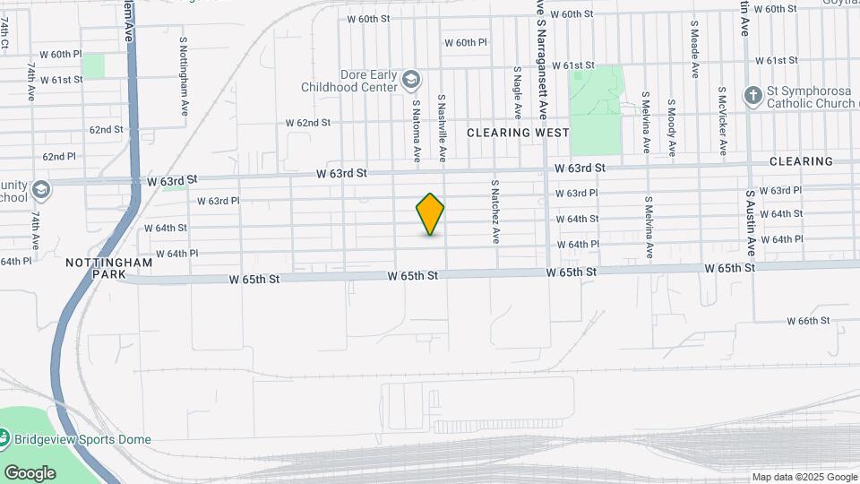 6616 W 64th Pl Map and Location Details