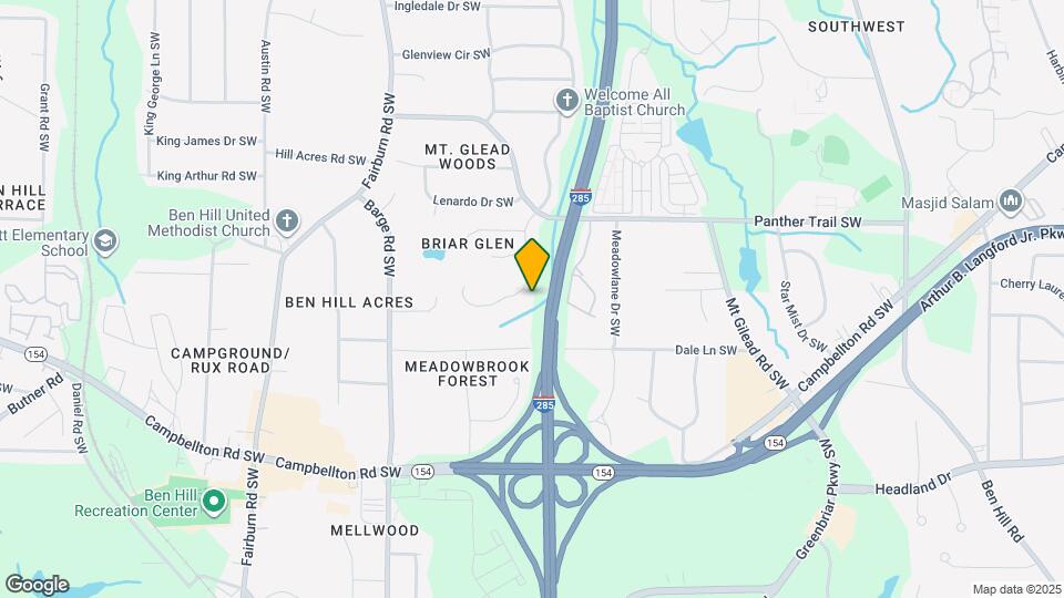 2119 Briar Glen Ln SW Map and Location Details