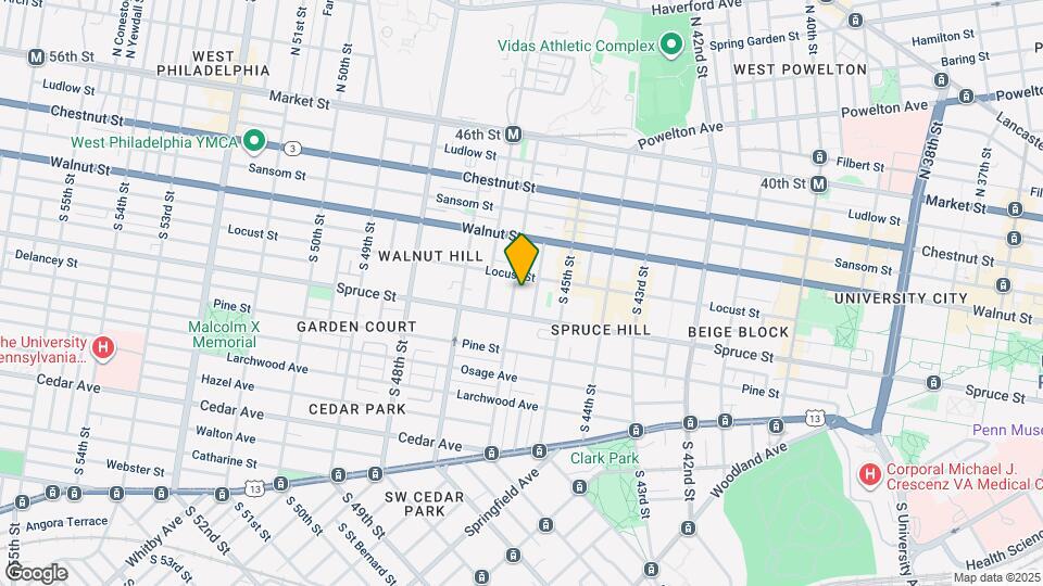 251 S 46th St Mapa y Detalles de la Ubicación