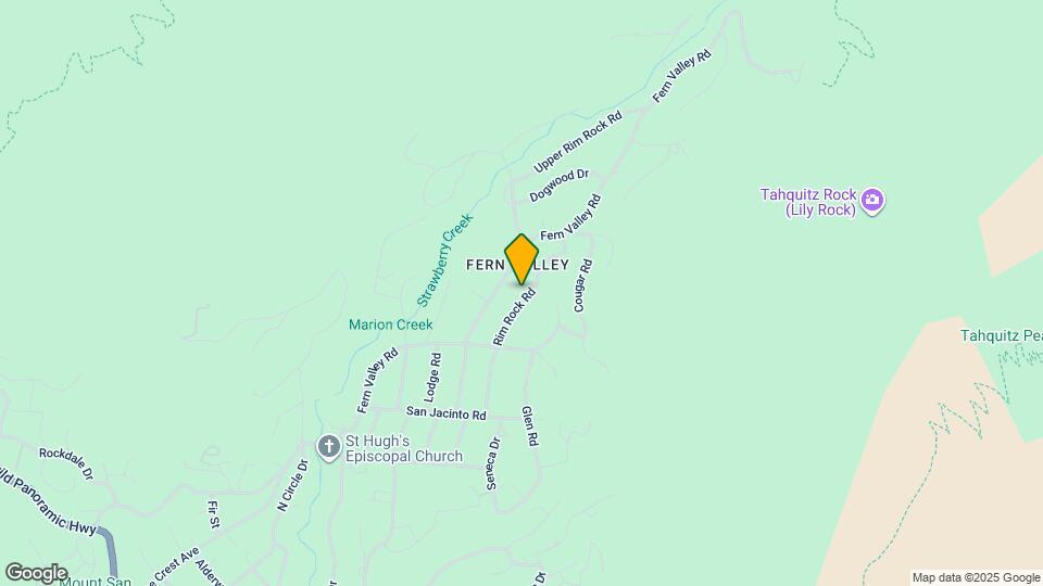 25093 Rim Rock Rd Map and Location Details