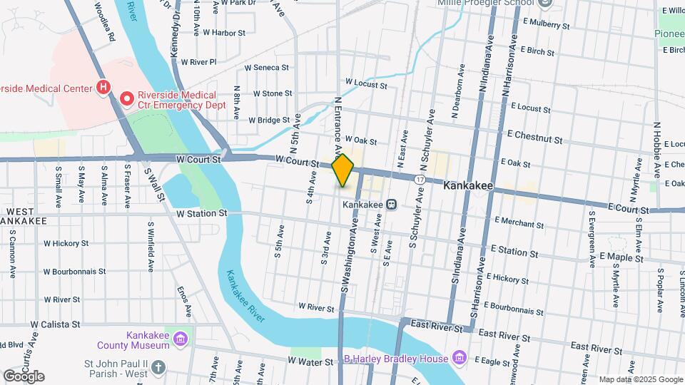 247 W Merchant St Map and Location Details
