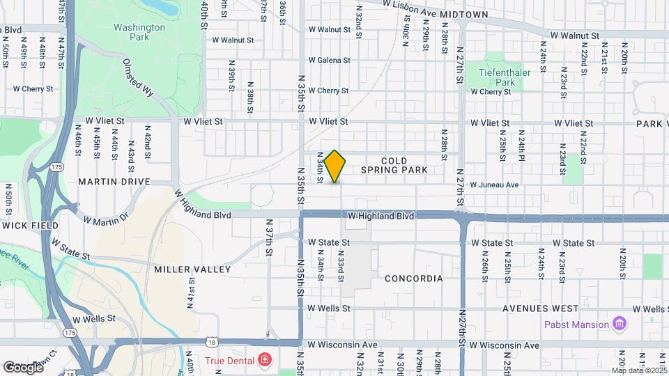 3303-3311 W Juneau Ave Map and Location Details