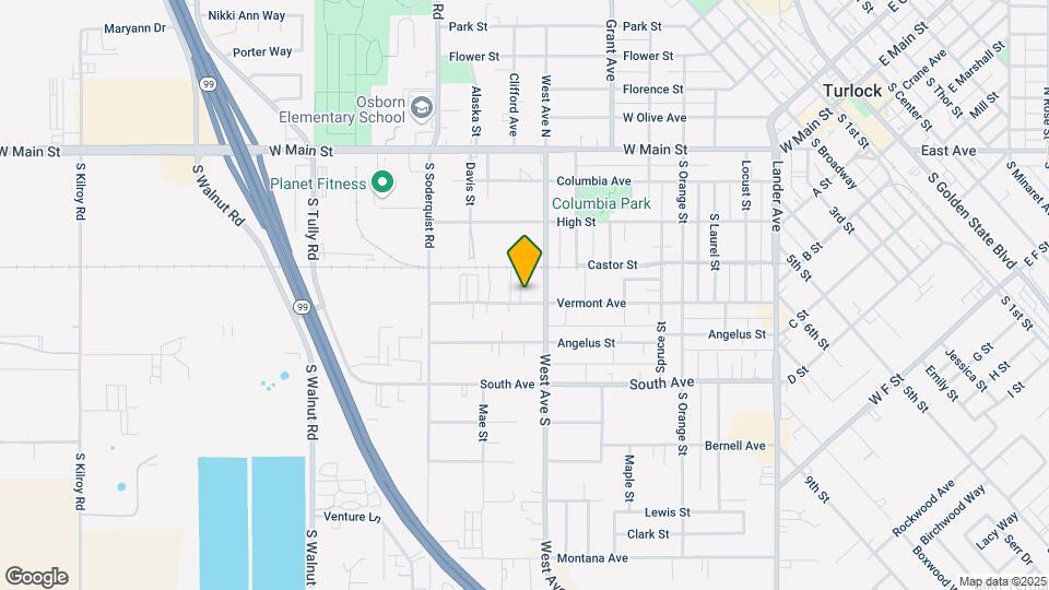 875 Vermont Ave Mapa y Detalles de la Ubicación