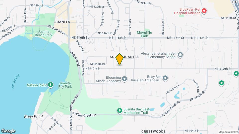 10420 NE 112th St Map and Location Details