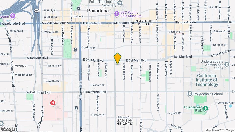 360 S Los Robles Ave Map and Location Details