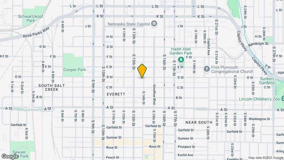 1105 S 14th St Map and Location Details
