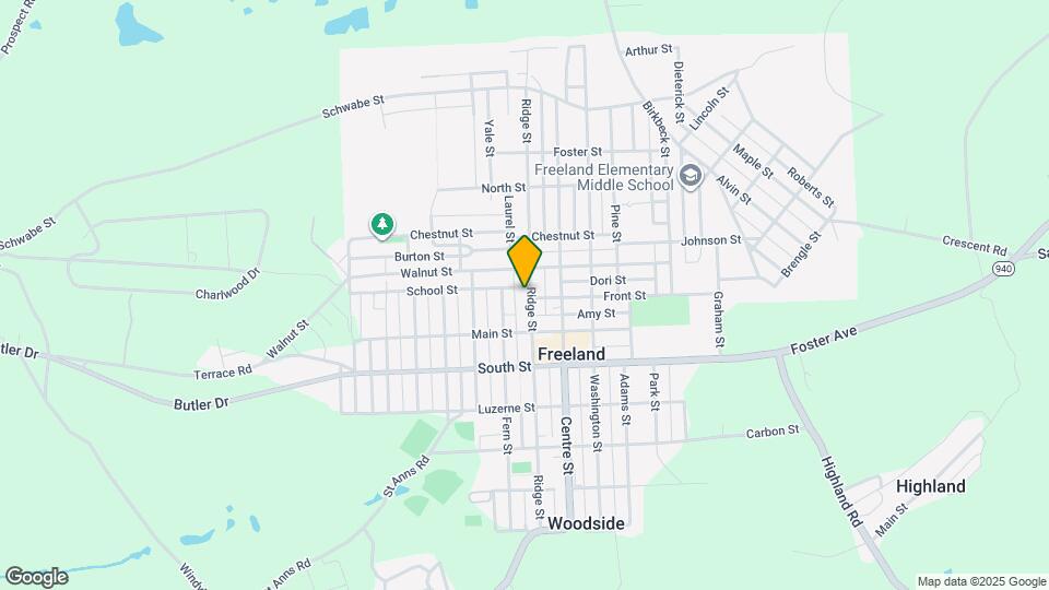 704 Ridge St Map and Location Details