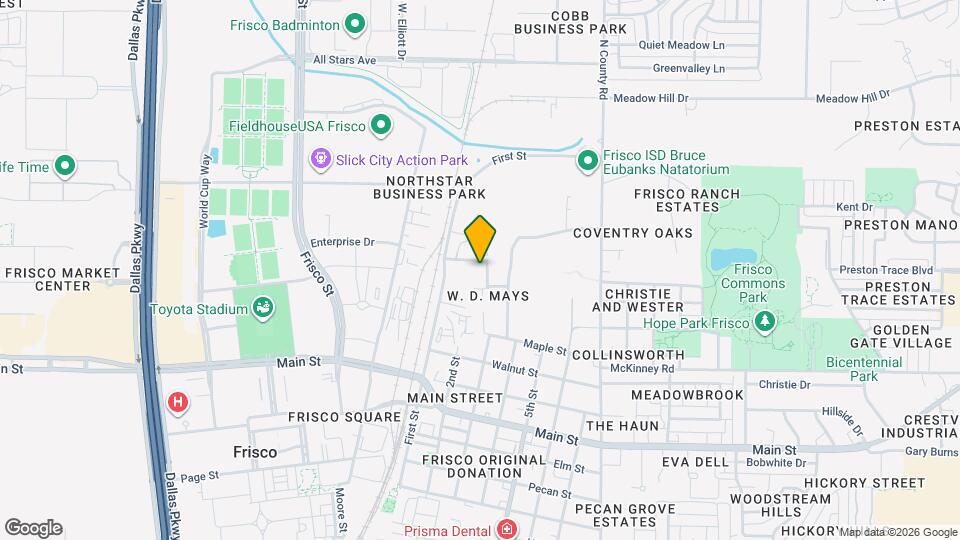 9625 Cherry St Map and Location Details