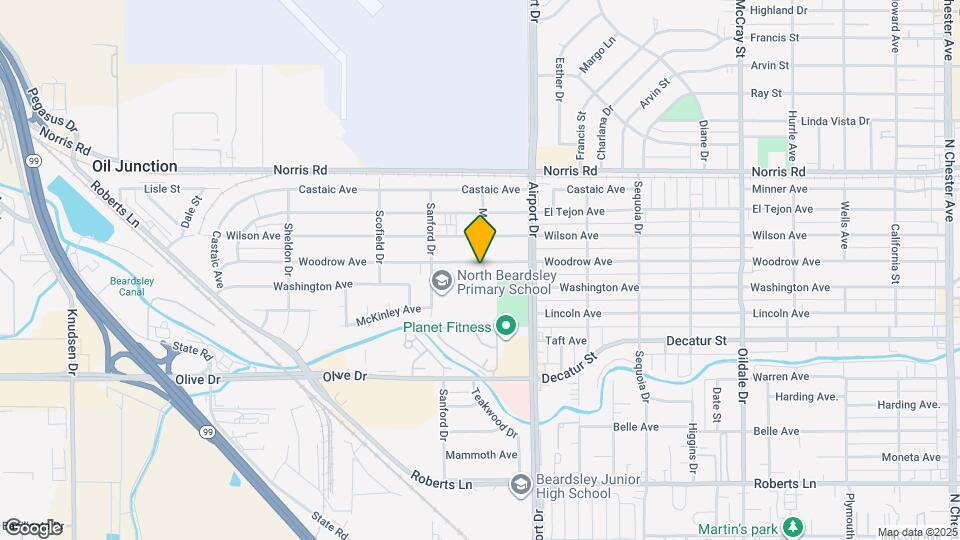 1001 Woodrow Ave Map and Location Details