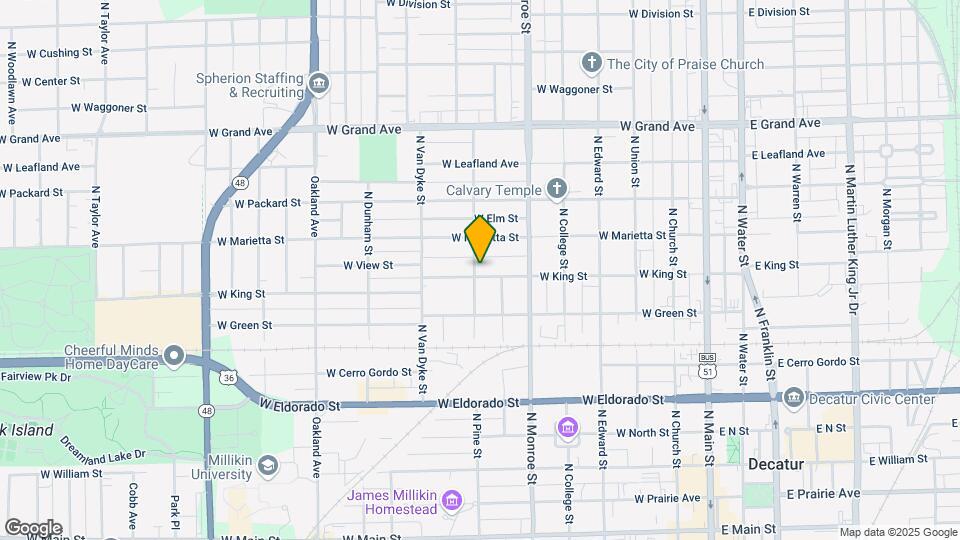 758 W King St Mapa y Detalles de la Ubicación