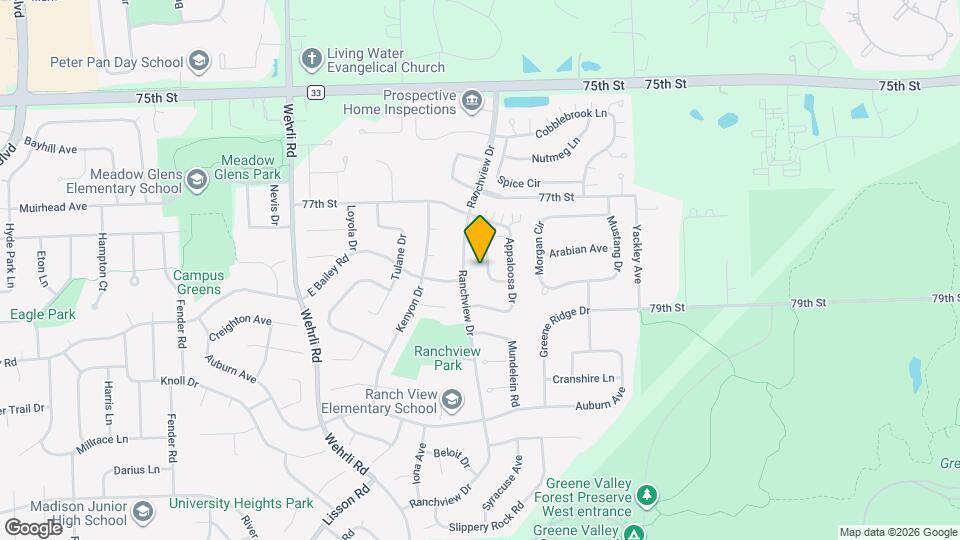 1830 Shetland Rd Map and Location Details