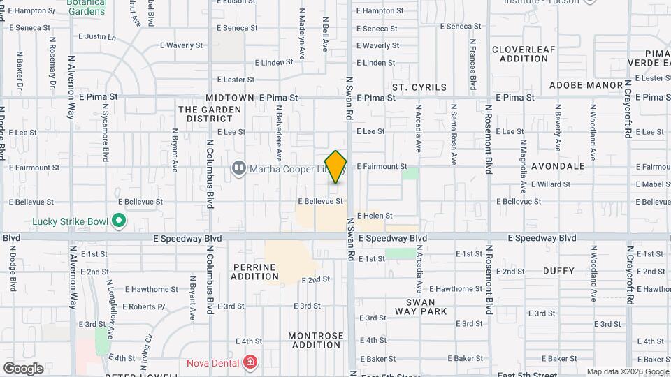 1242 N Roberts Way Mapa y Detalles de la Ubicación