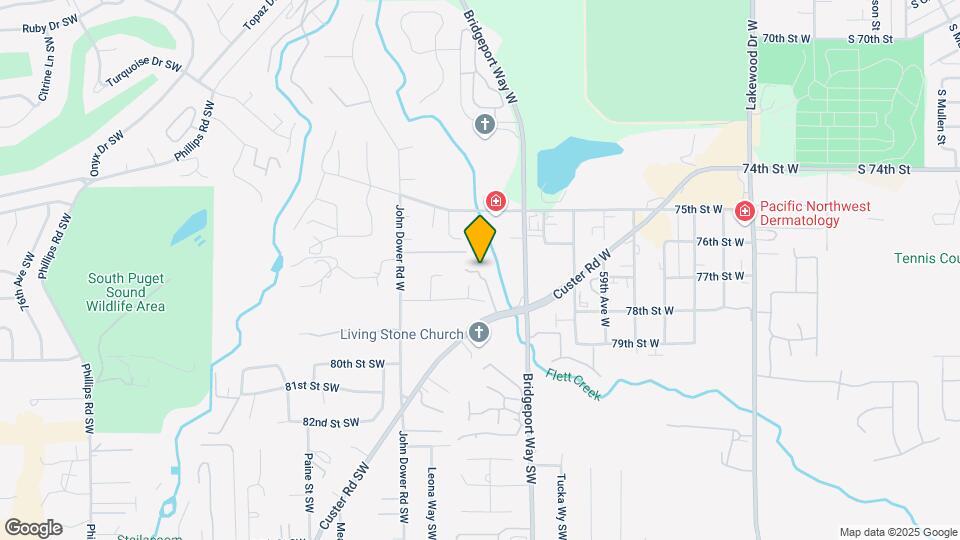 7828 Custer Rd W Map and Location Details