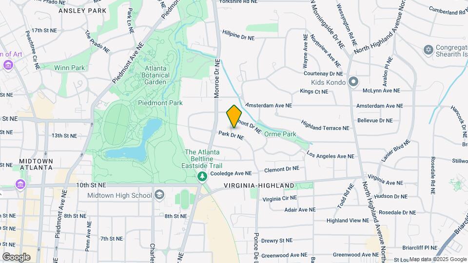 638 Park Dr NE Map and Location Details