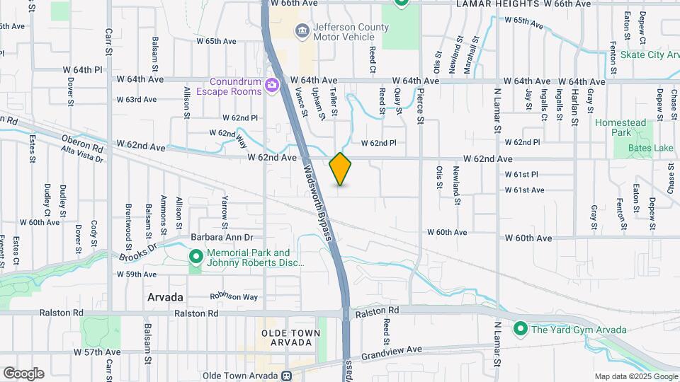 7235 W 61st Ave Map and Location Details