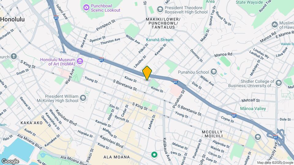 Sni Hale Mapa y Detalles de la Ubicación