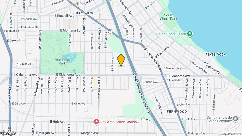 3016 S Hanson Ave, Unit 3016 S Hanson Ave - Upper Unit Map and Location Details