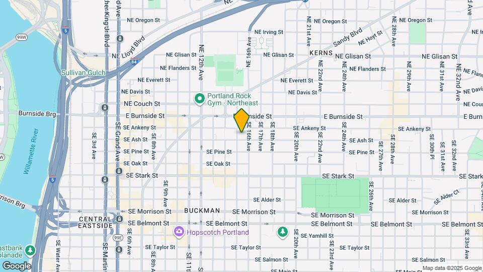 1513 SE Ash St Map and Location Details