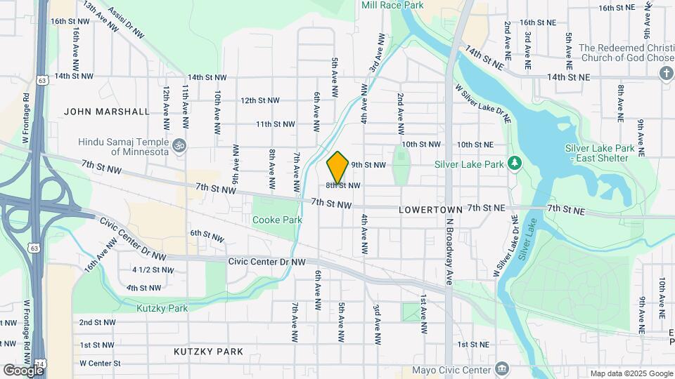 502 8th St NW Map and Location Details