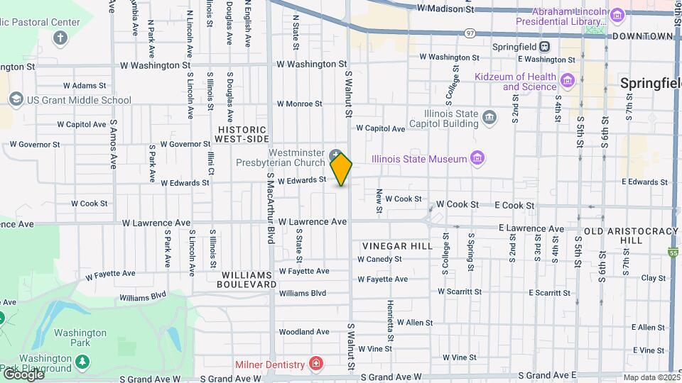 619 S Walnut St Map and Location Details