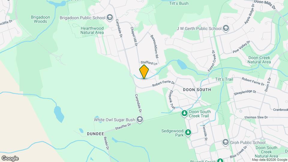 287 Chapel Hill Dr Map and Location Details