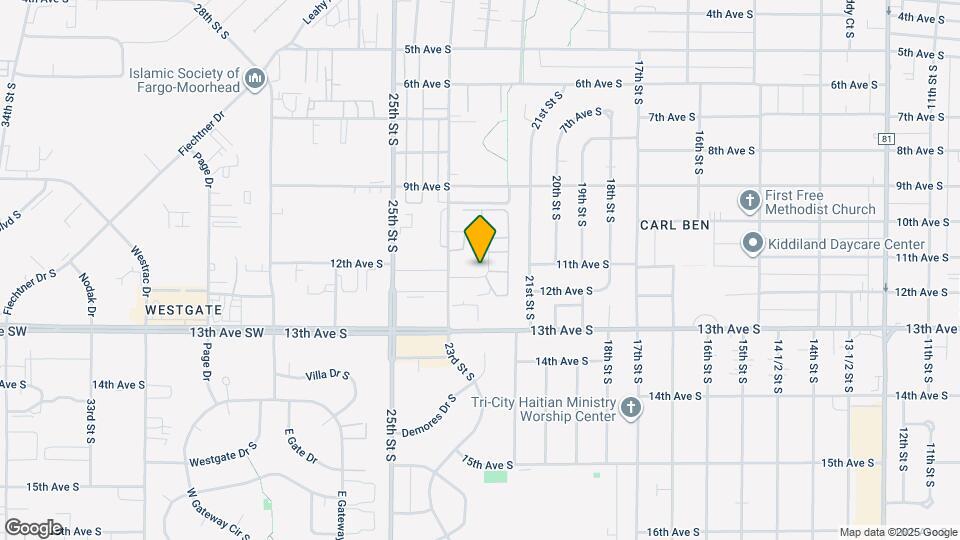 1129 22nd St S, Unit 15 Map and Location Details