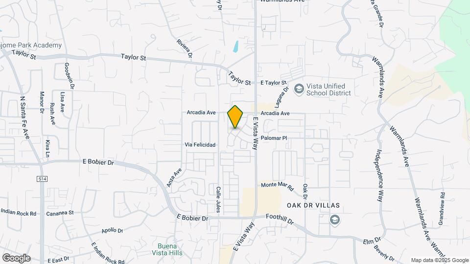 Vista Cascade Mobile Home Park Mapa y Detalles de la Ubicación