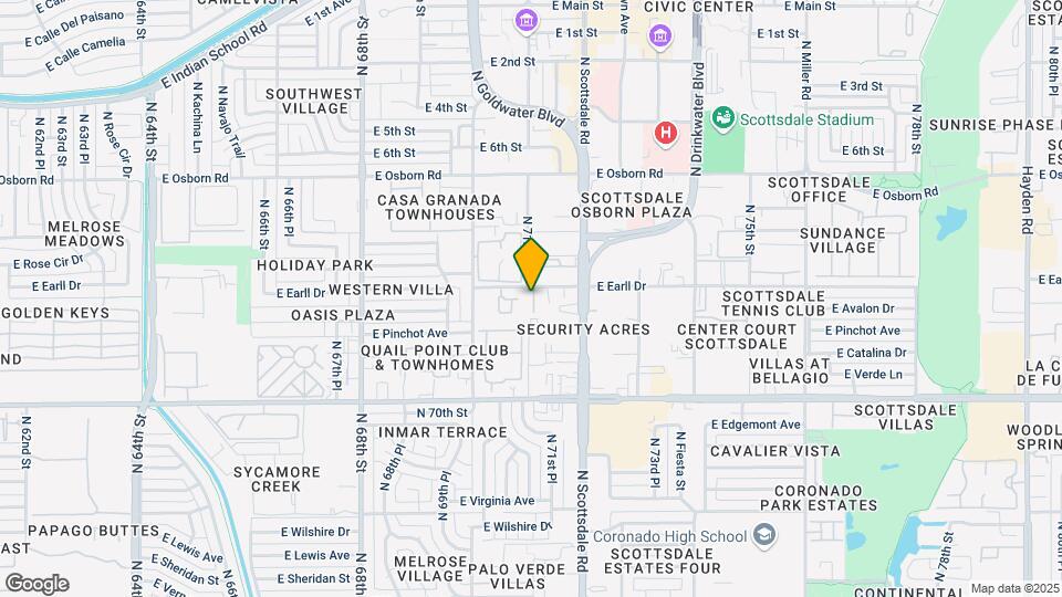 3122 N 71st St Map and Location Details