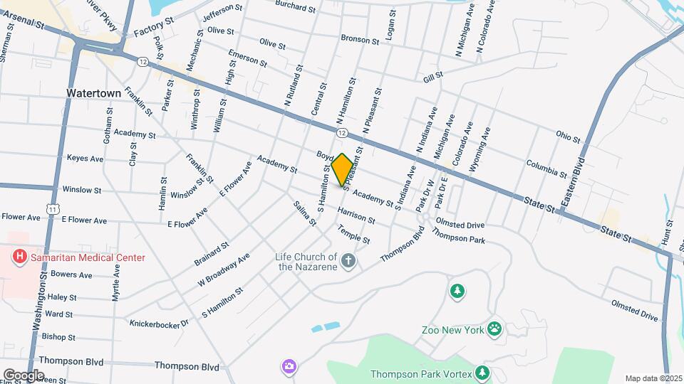 1020 Academy St Map and Location Details