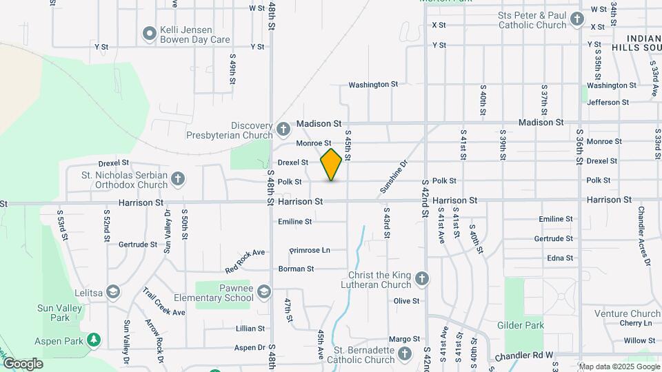4525 Polk St Map and Location Details