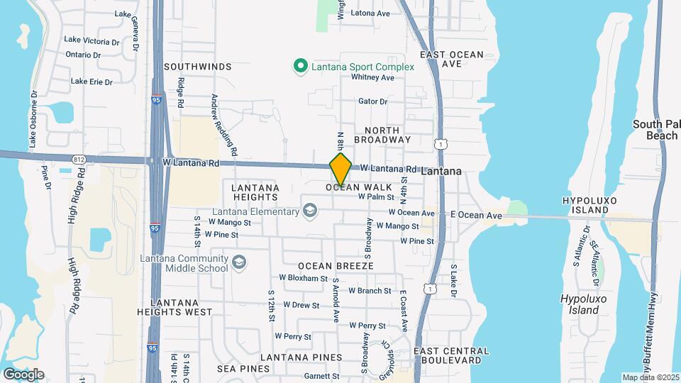 715 W Palm St Map and Location Details