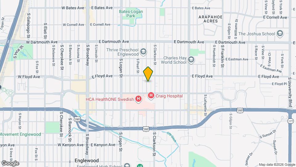 3324 S Washington St, Unit 2211 Map and Location Details