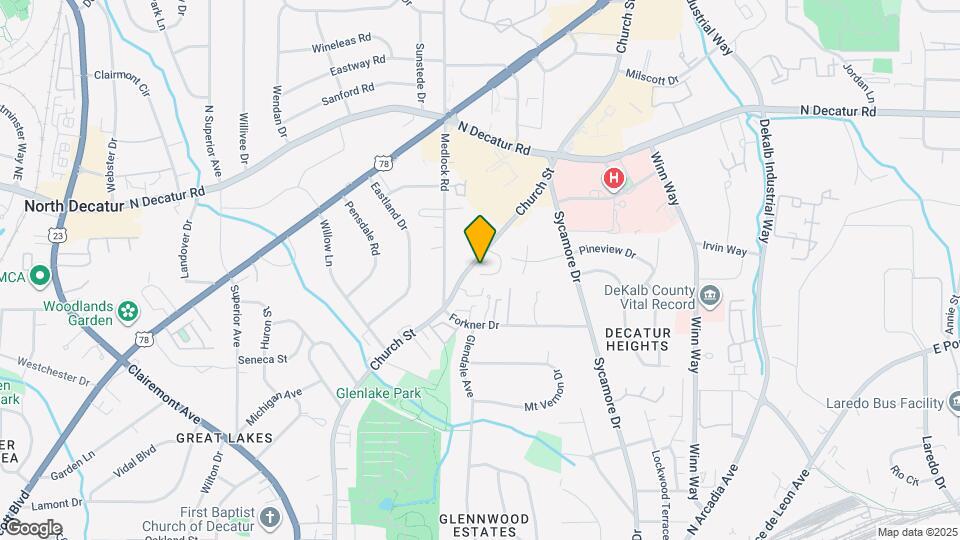 1387 Church St Map and Location Details