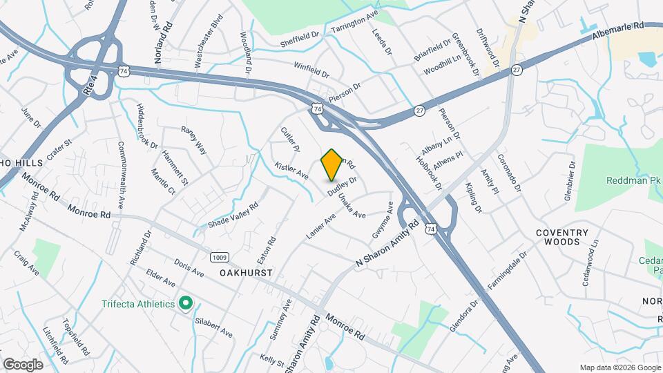 943 Dudley Dr Map and Location Details