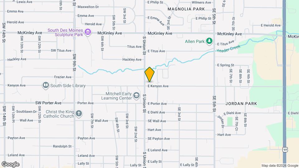 12 E Kenyon Ave Map and Location Details
