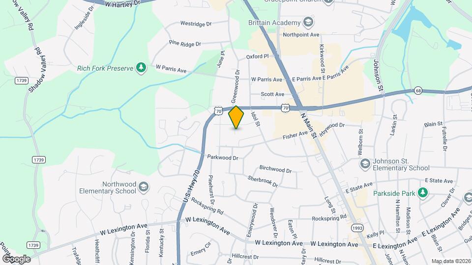 1910 Whitehall St Map and Location Details