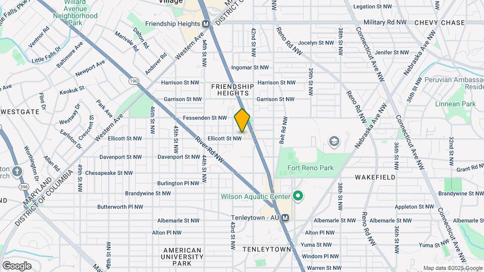 4209 Ellicott St NW Map and Location Details