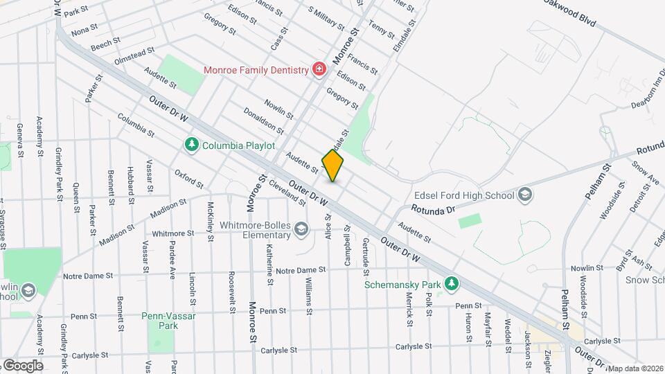 21337 Audette St Mapa y Detalles de la Ubicación