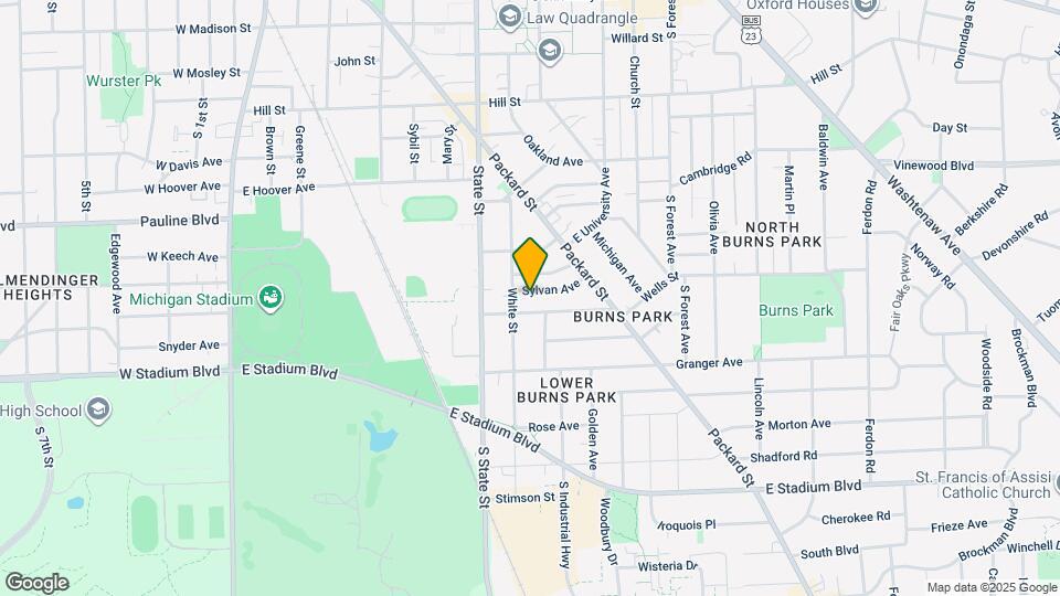 810 Sylvan Ave Map and Location Details