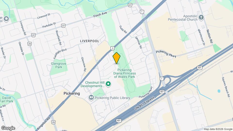 1585 Avonmore Square Map and Location Details