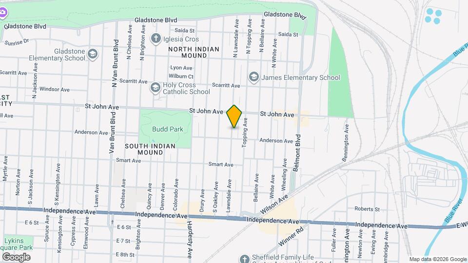 135 Lawndale Ave Map and Location Details