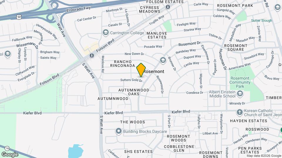 9035 Sutters Gold Dr Mapa y Detalles de la Ubicación