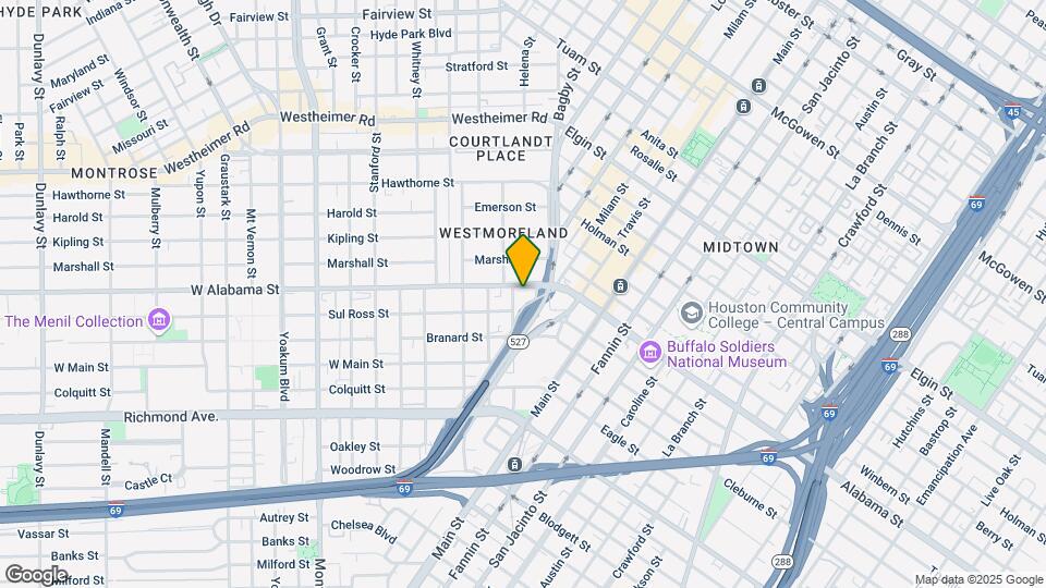 227 W Alabama St Map and Location Details