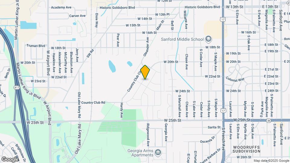 127 Country Club Dr Map and Location Details