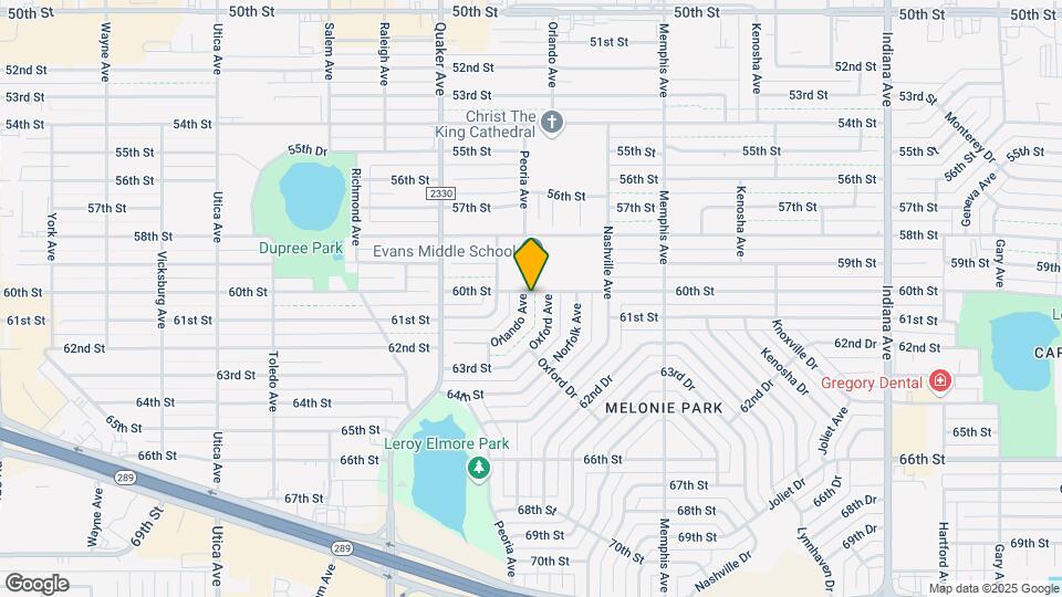 6001 Orlando Ave Map and Location Details